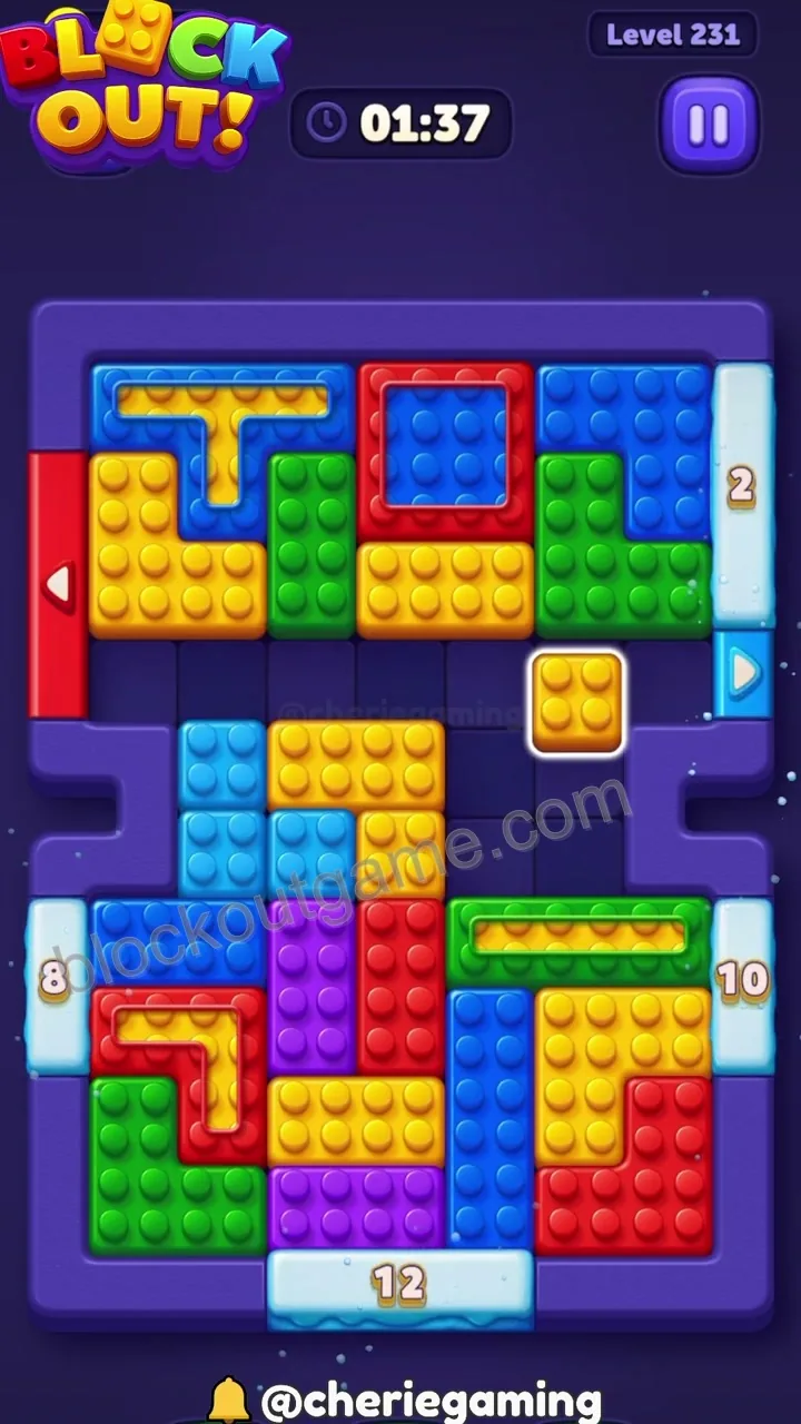 Block Out Level 231 step 5