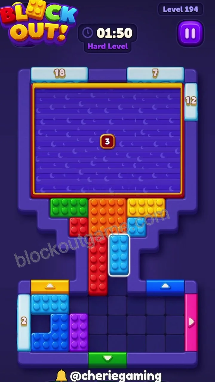 Block Out Level 194 step 5