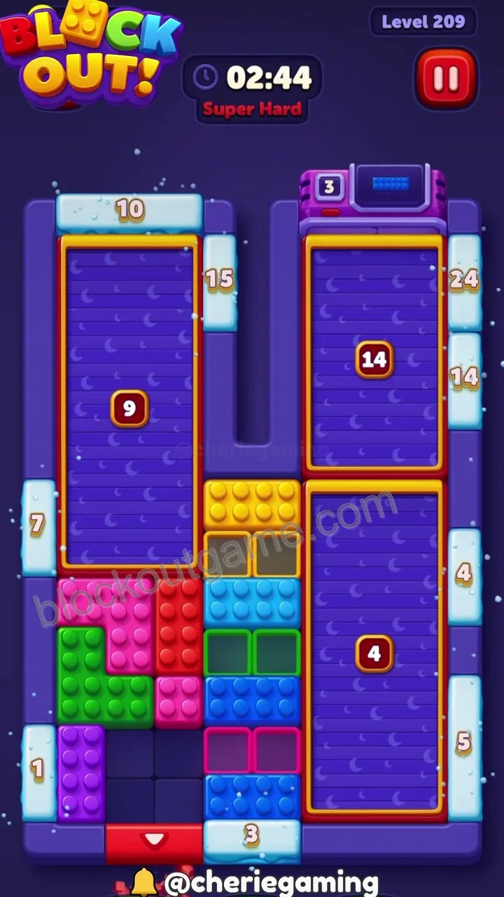 Block Out Level 209 step 2
