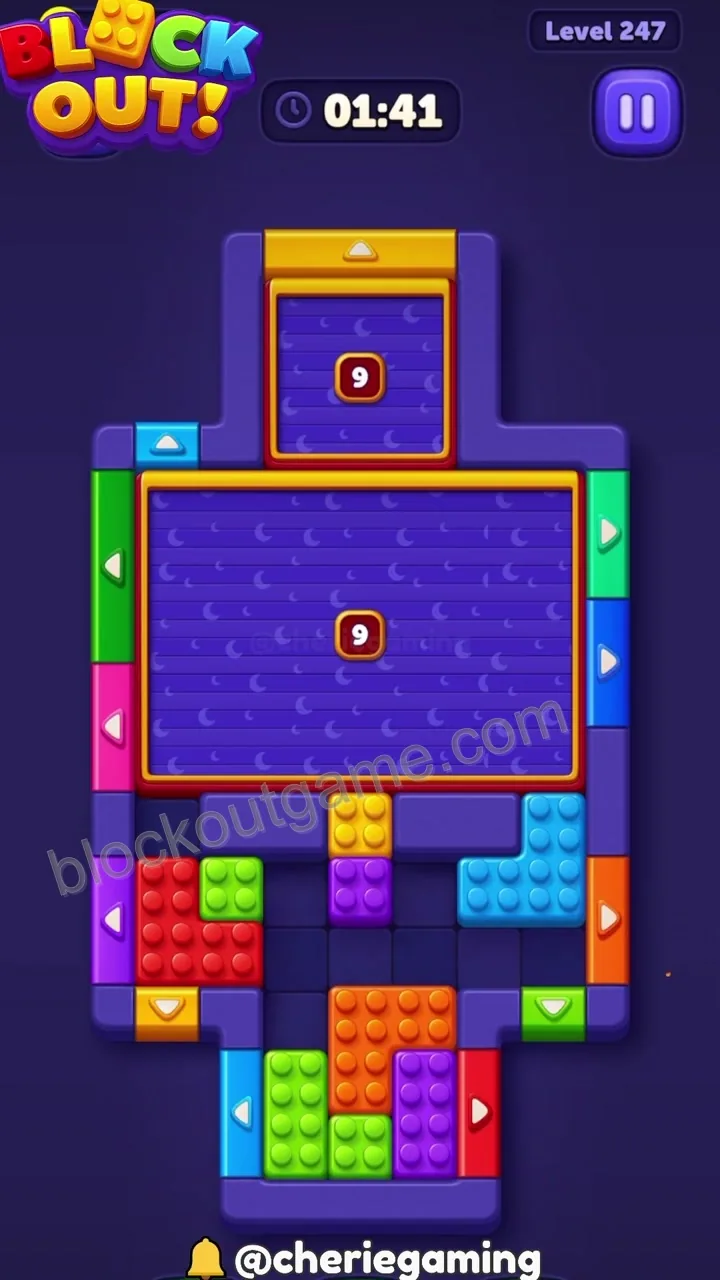 Block Out Level 247 step 4