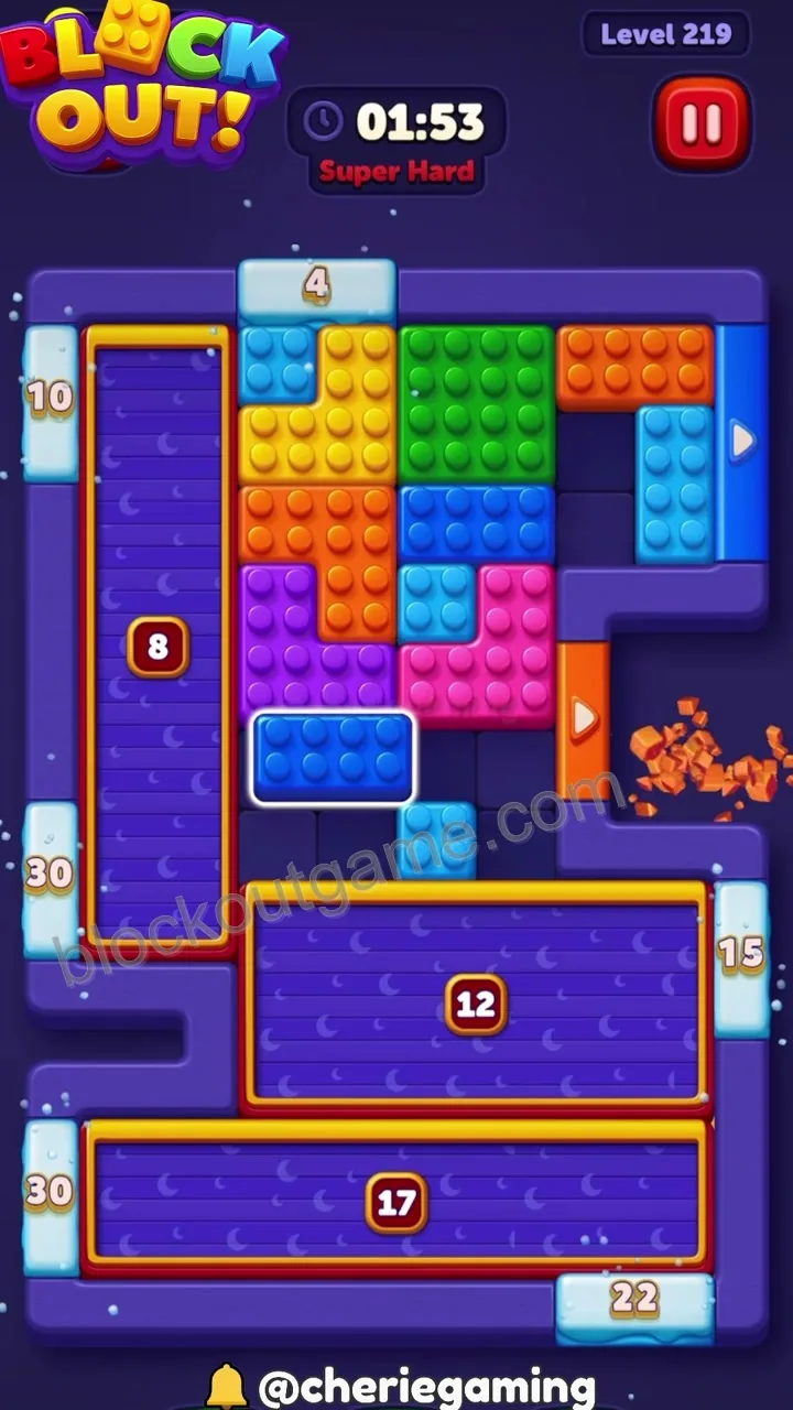 Block Out Level 219 step 3