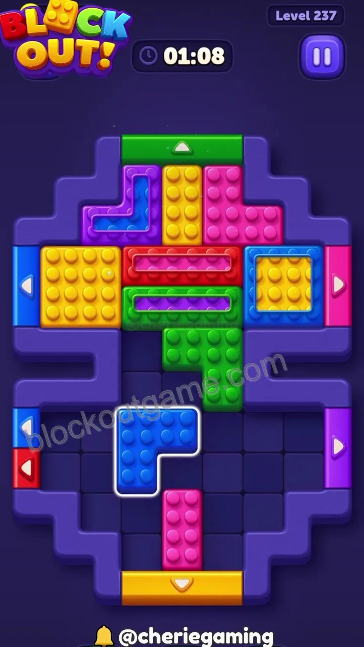 Block Out Level 237 step 6