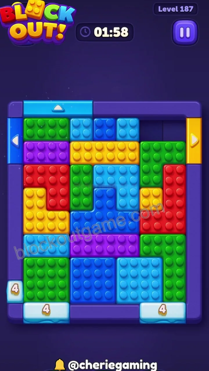 Block Out Level 187 step 2