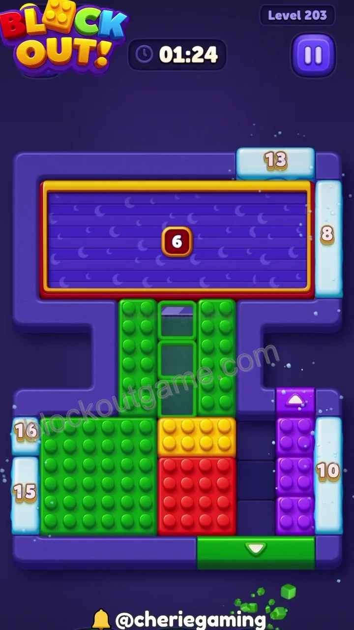 Block Out Level 203 step 3