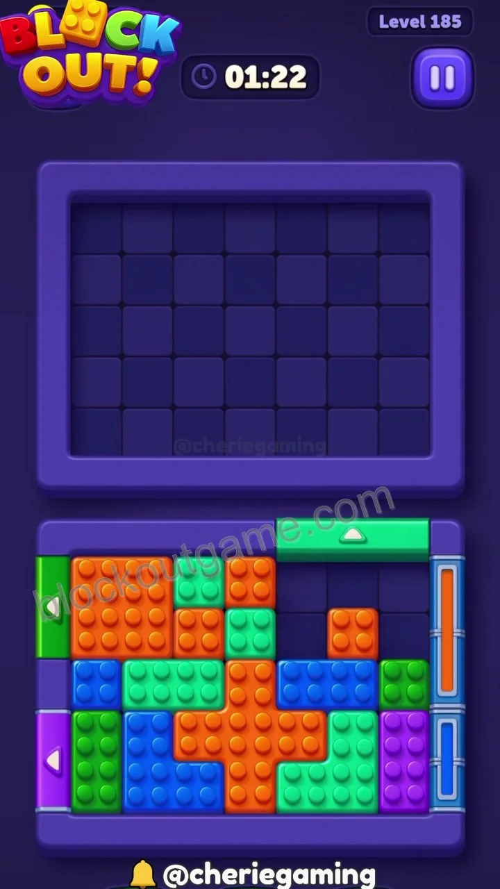 Block Out Level 185 step 6