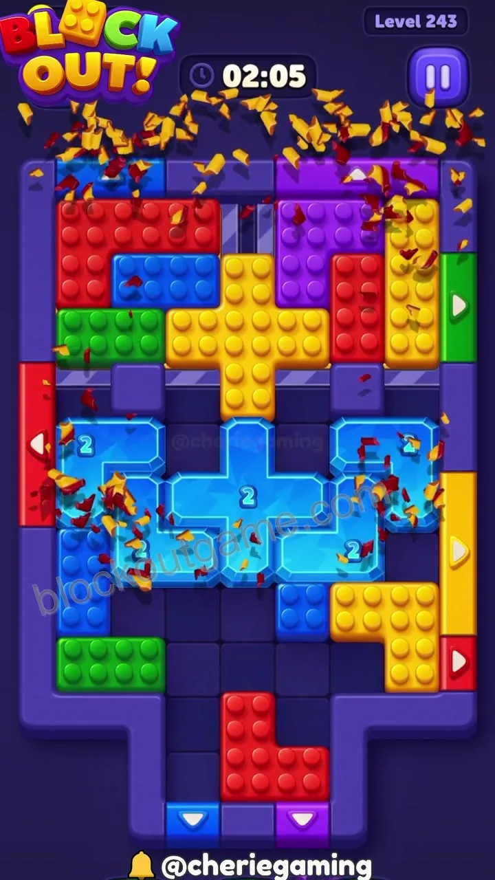 Block Out Level 243 step 5
