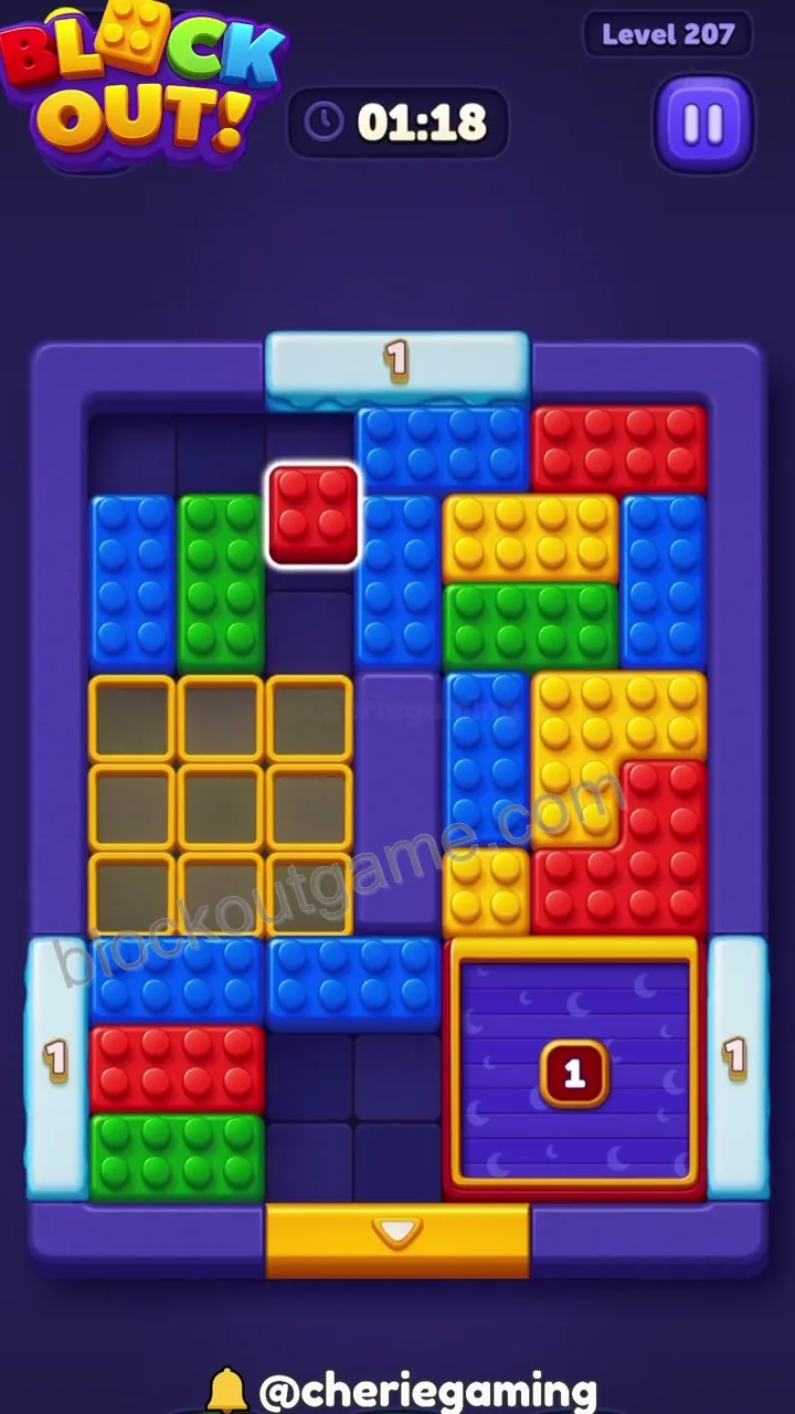 Block Out Level 207 step 5