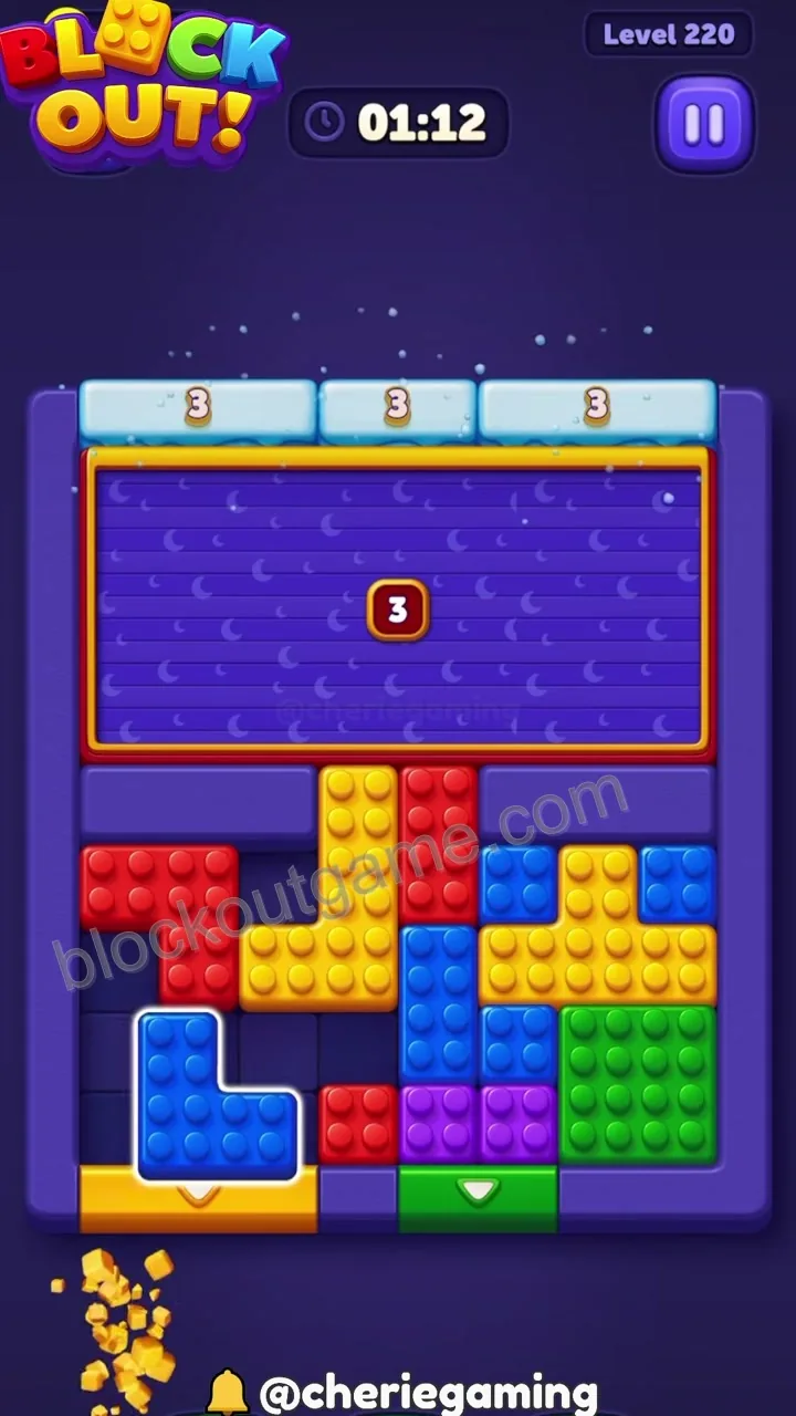 Block Out Level 220 step 4