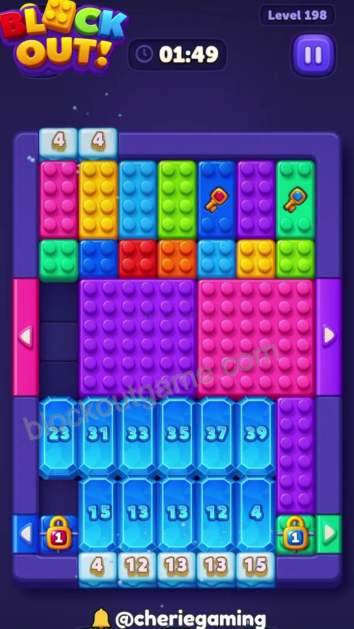 Block Out Level 198 step 2