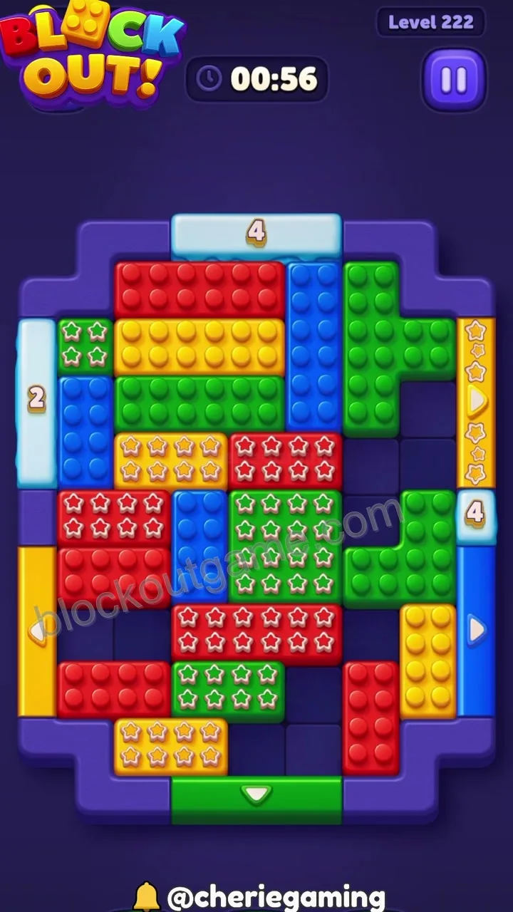 Block Out Level 222 step 6
