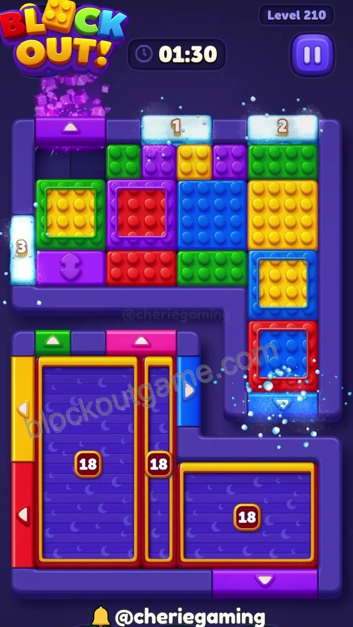 Block Out Level 210 walkthrough preview