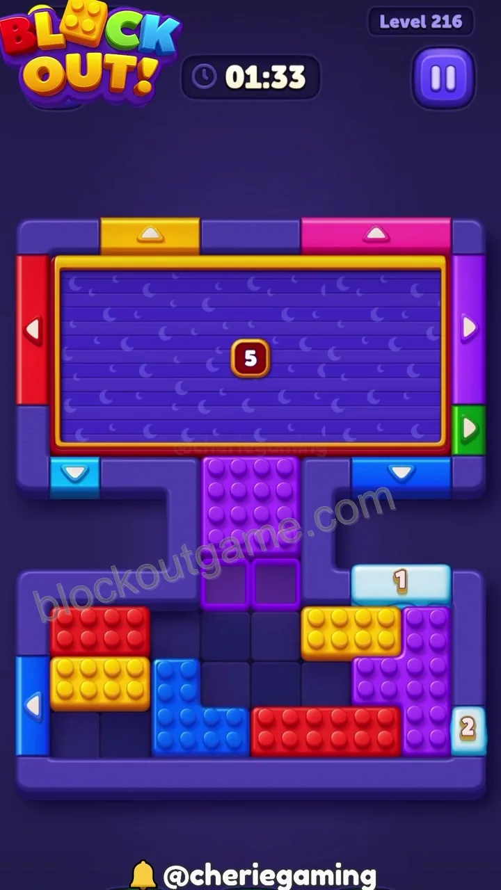Block Out Level 216 step 4