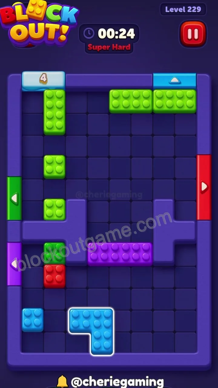 Block Out Level 229 step 6