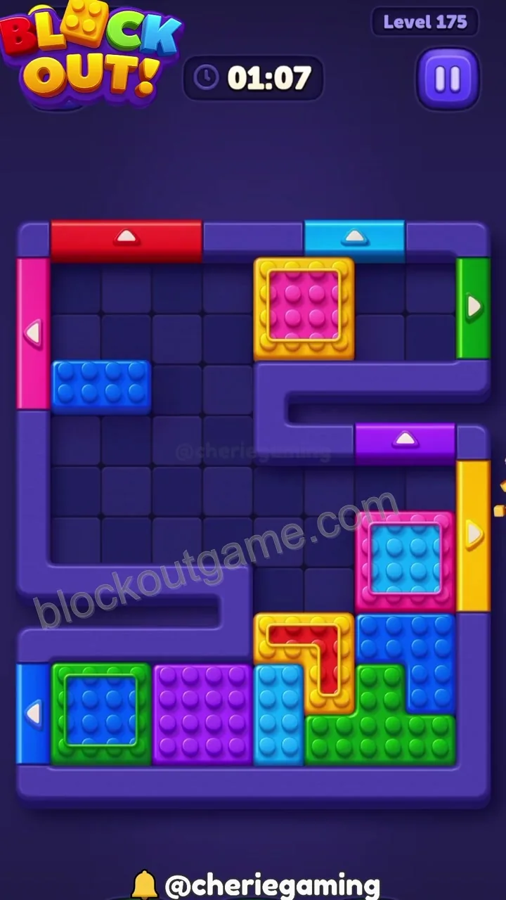 Block Out Level 175 step 6