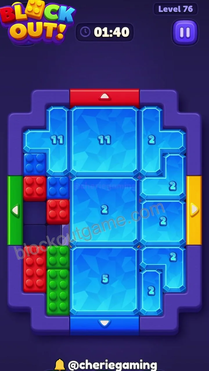 Block Out Level 76 step 3