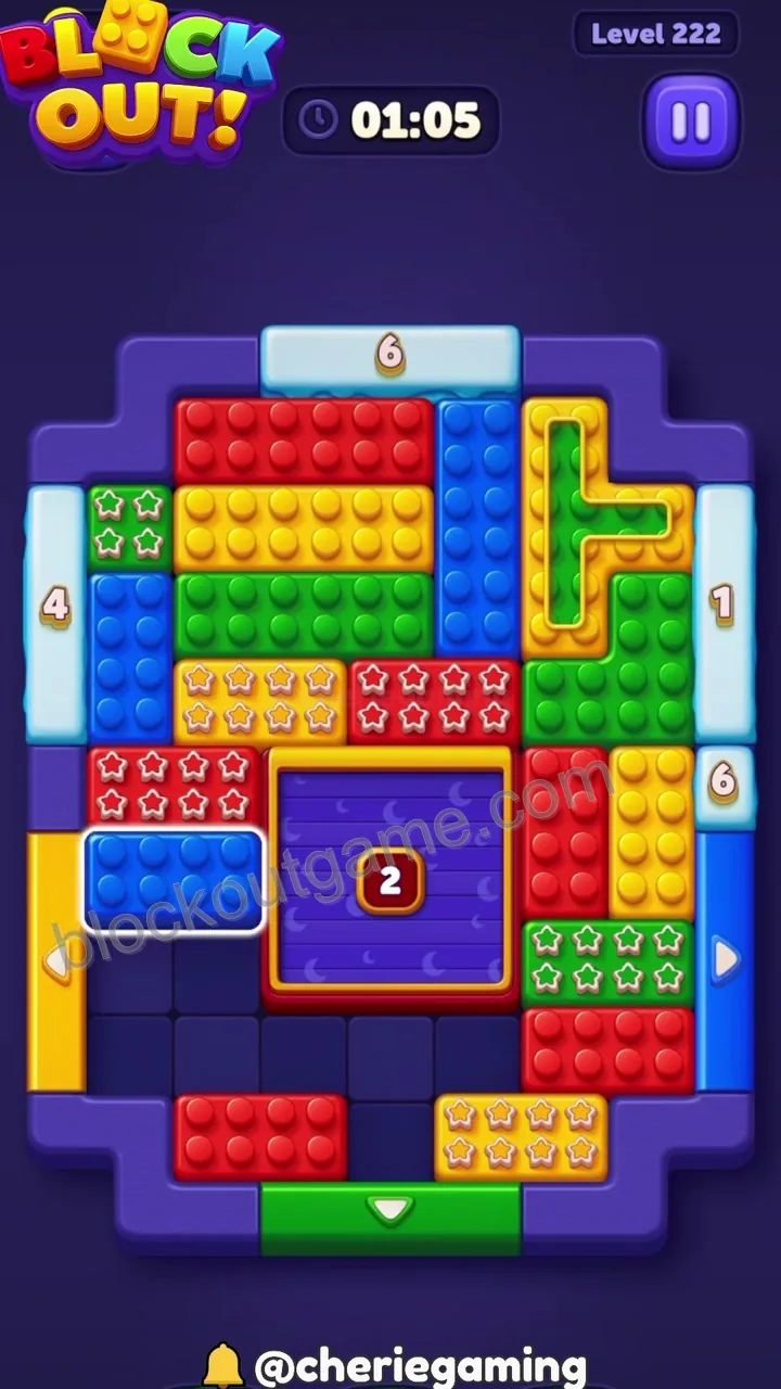 Block Out Level 222 step 5