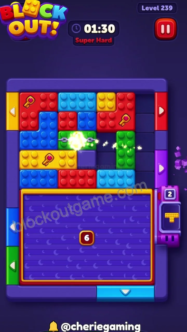 Block Out Level 239 step 3