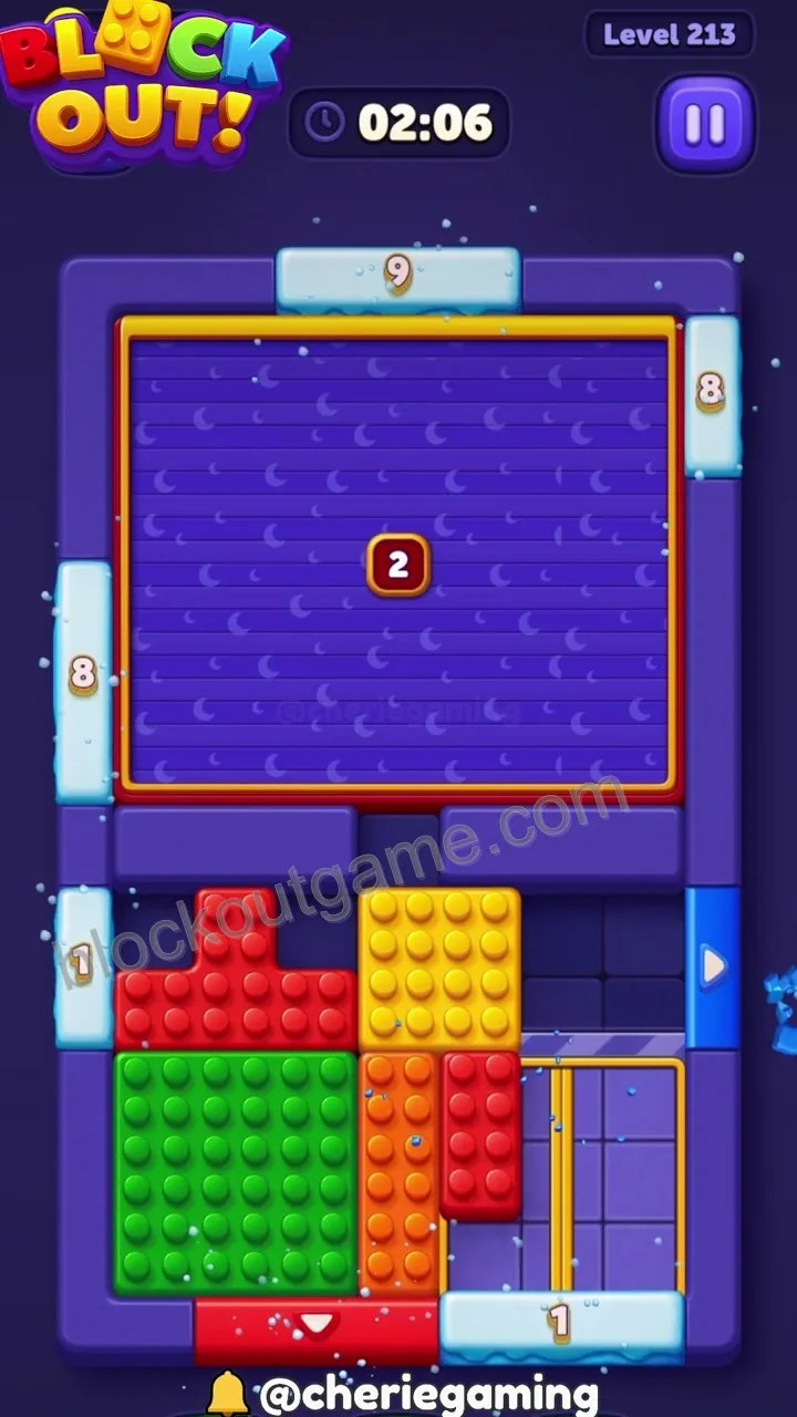 Block Out Level 213 step 2