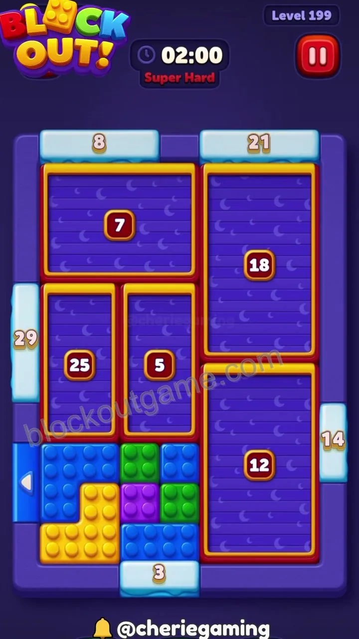 Block Out Level 199 walkthrough preview