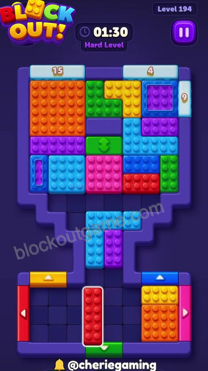 Block Out Level 194 step 7