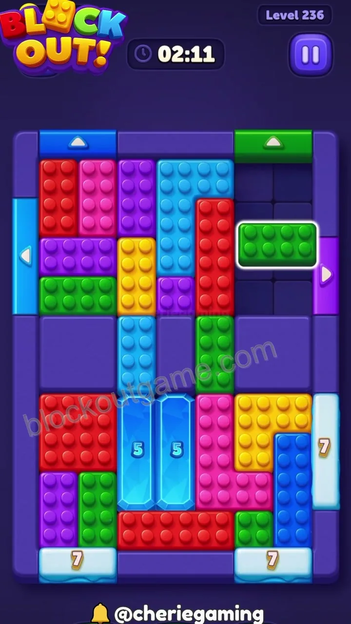 Block Out Level 236 step 3