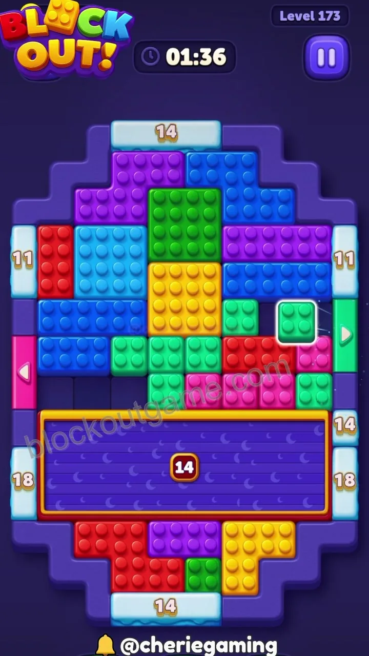 Block Out Level 173 step 4