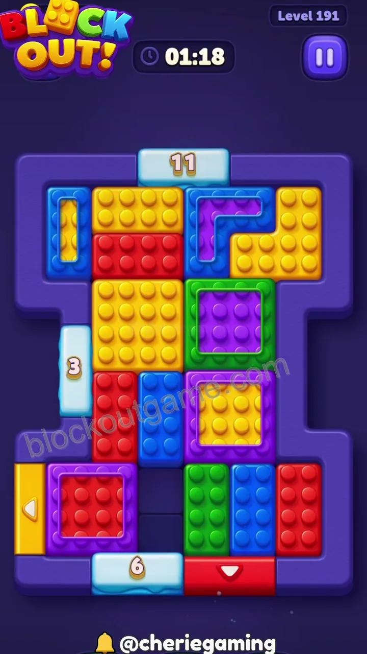 Block Out Level 191 step 2