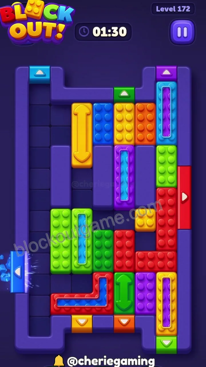 Block Out Level 172 step 7