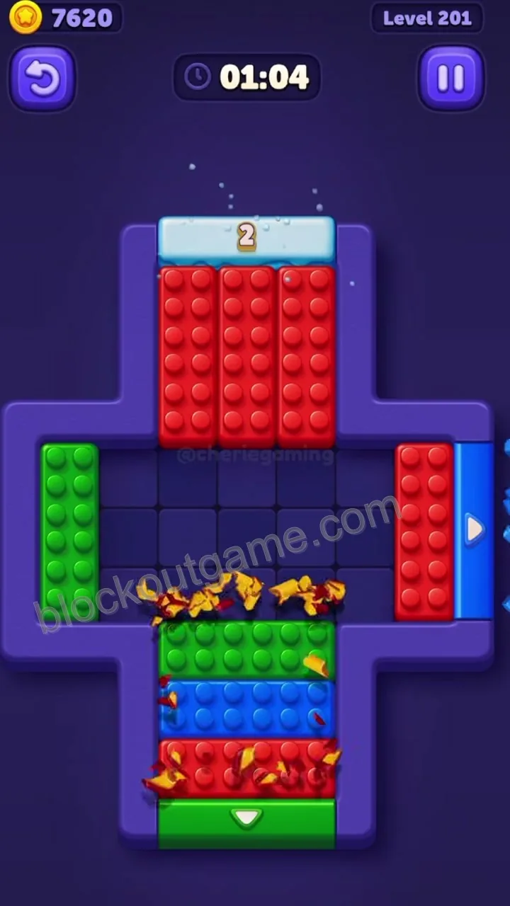 Block Out Level 201 step 4