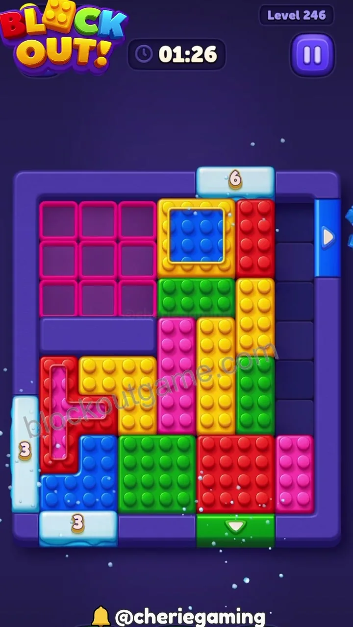 Block Out Level 246 step 3