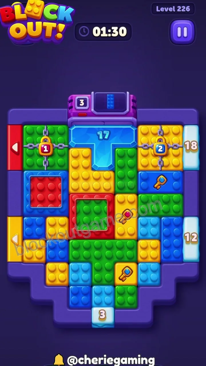 Block Out Level 226 walkthrough preview
