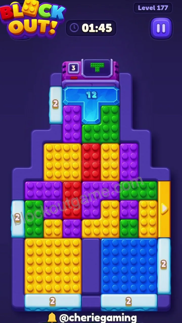 Block Out Level 177 walkthrough preview