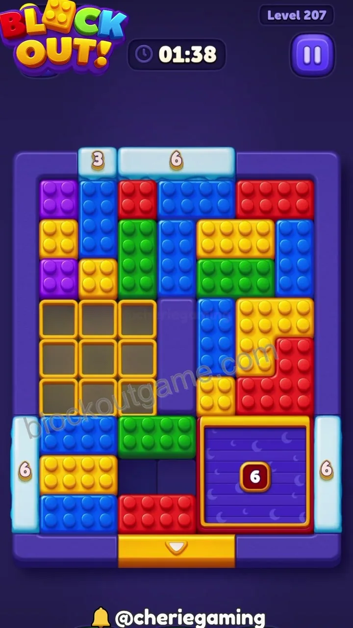 Block Out Level 207 step 2