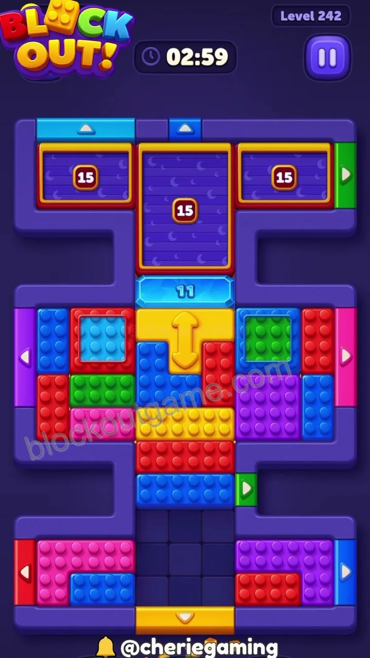 Block Out Level 242 step 2