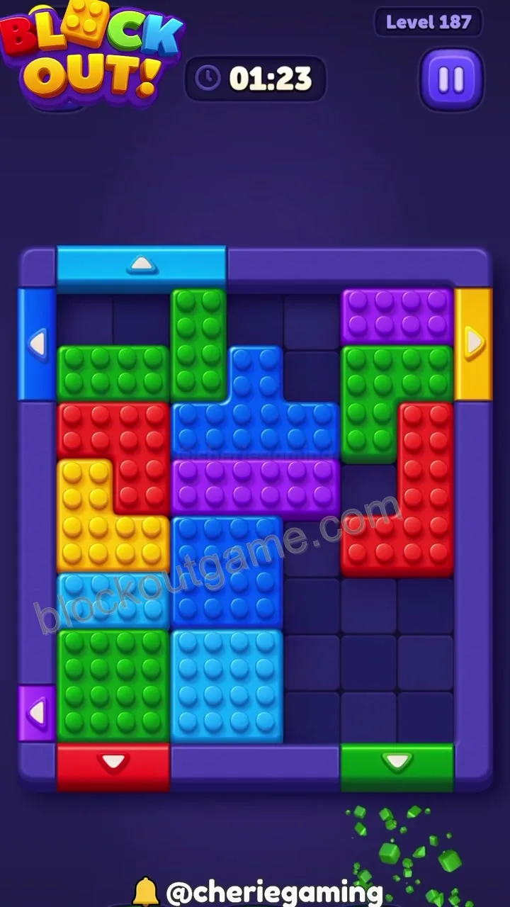 Block Out Level 187 step 7