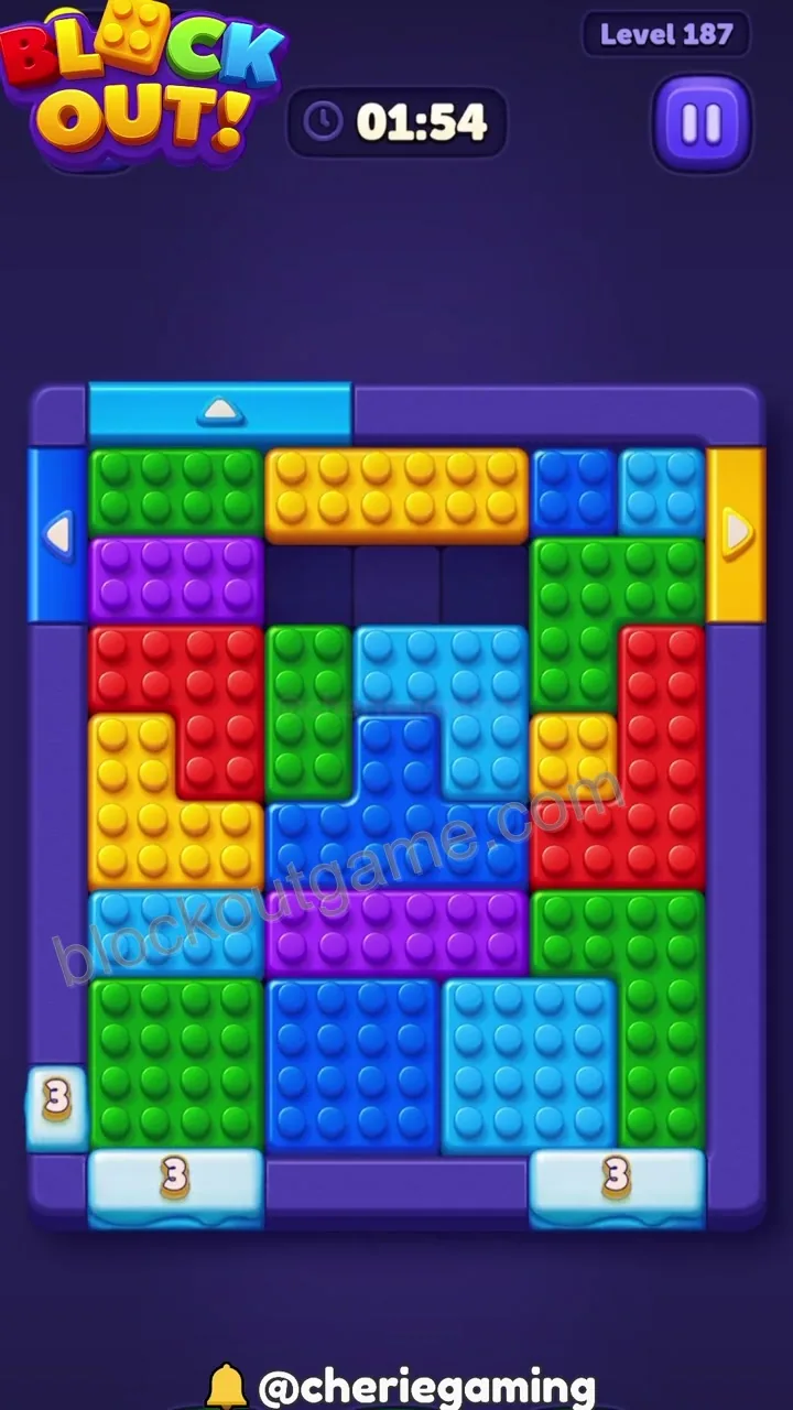 Block Out Level 187 step 3