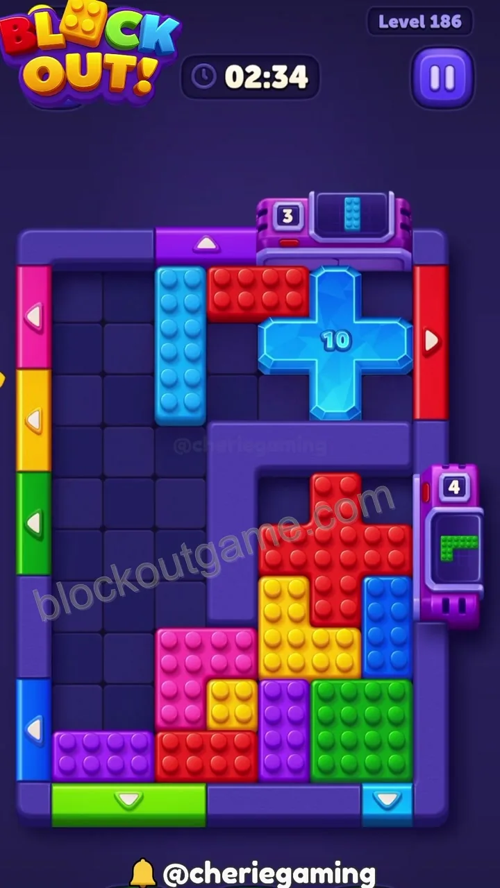 Block Out Level 186 step 5