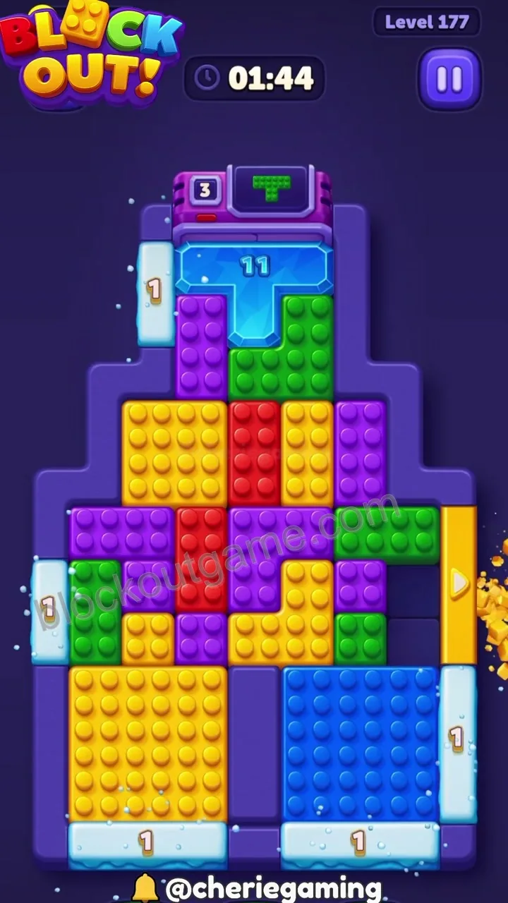 Block Out Level 177 step 2