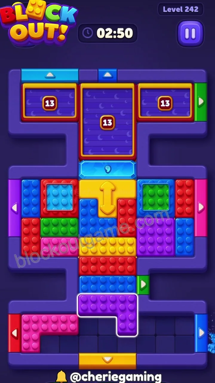 Block Out Level 242 step 3
