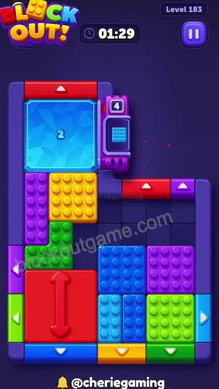 Block Out Level 183 step 4