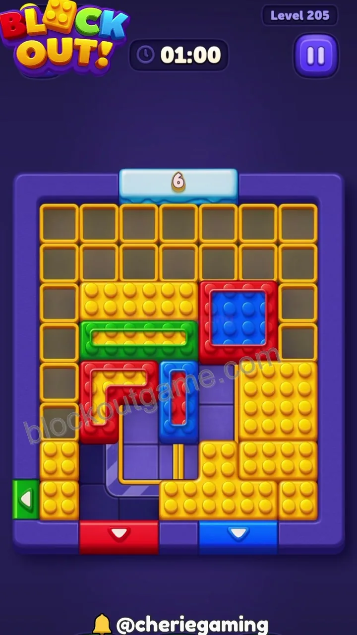 Block Out Level 205 step 5