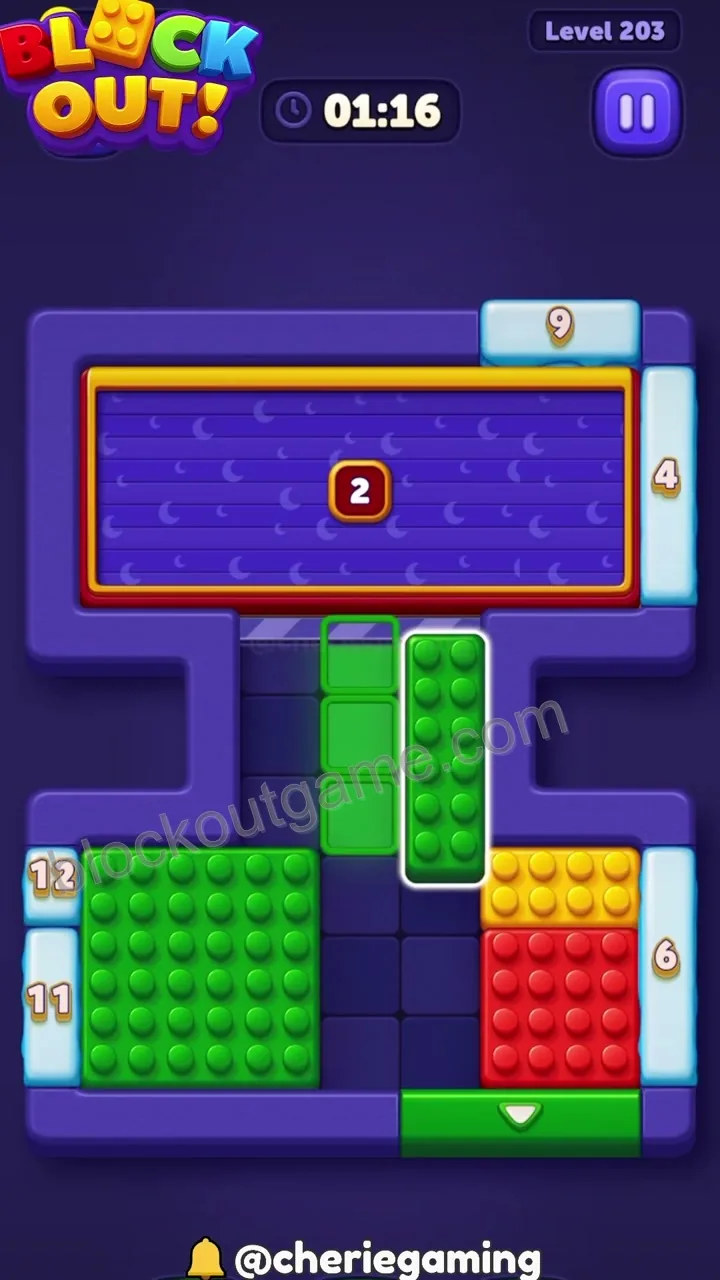 Block Out Level 203 step 4