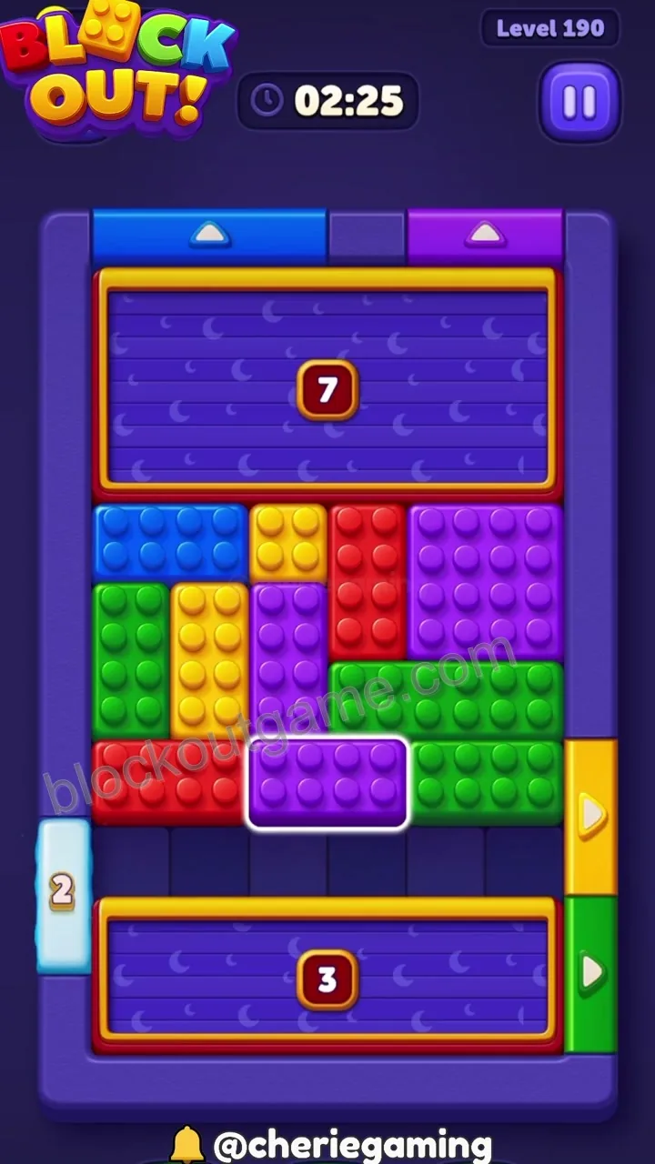 Block Out Level 190 step 3