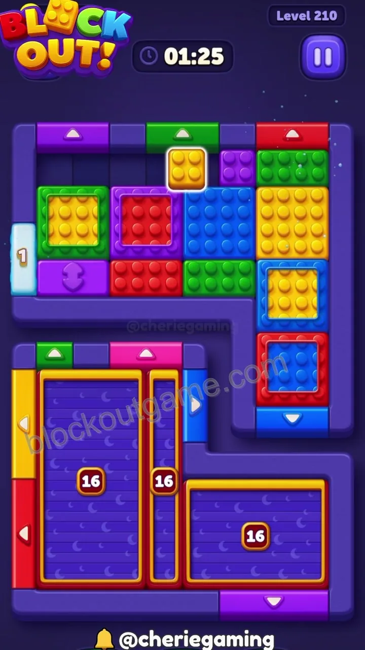 Block Out Level 210 step 3