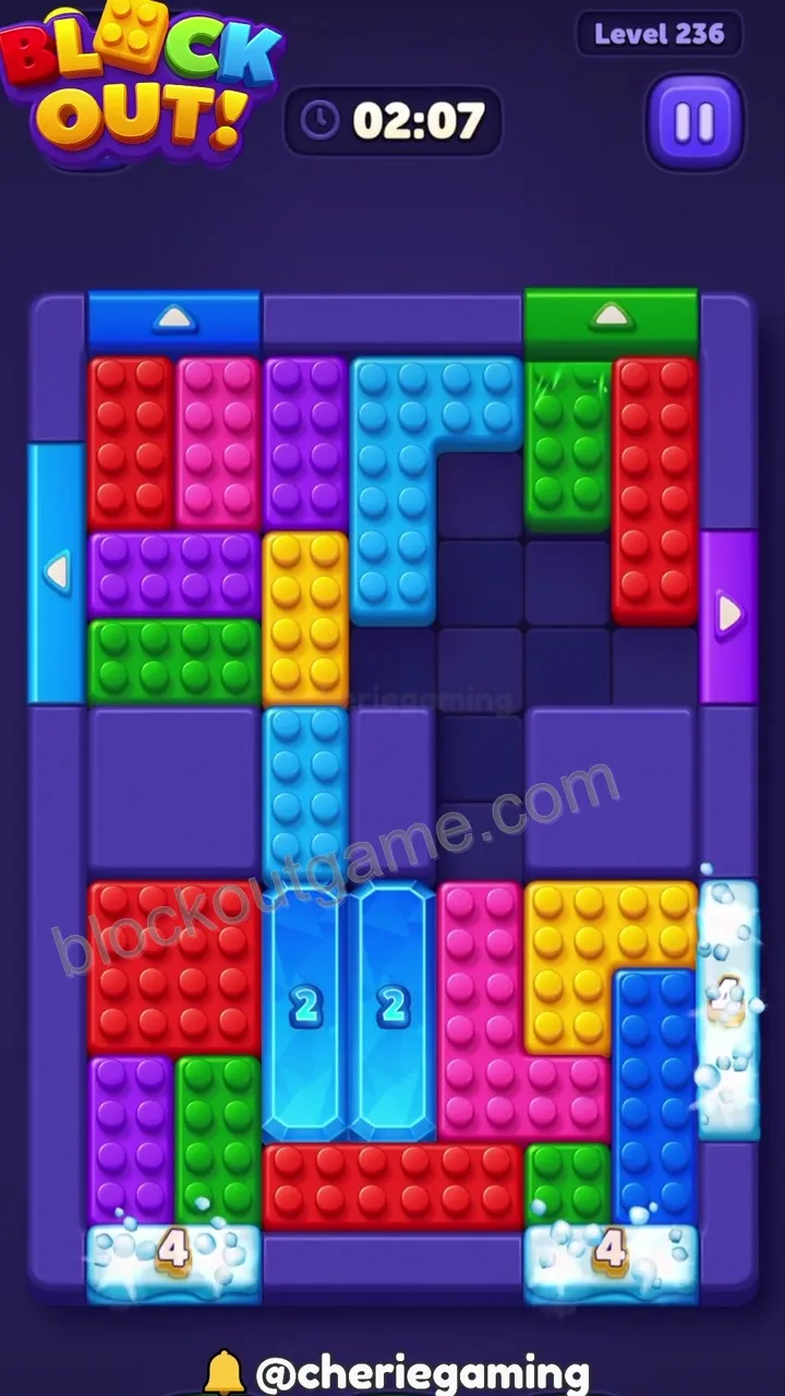 Block Out Level 236 step 4