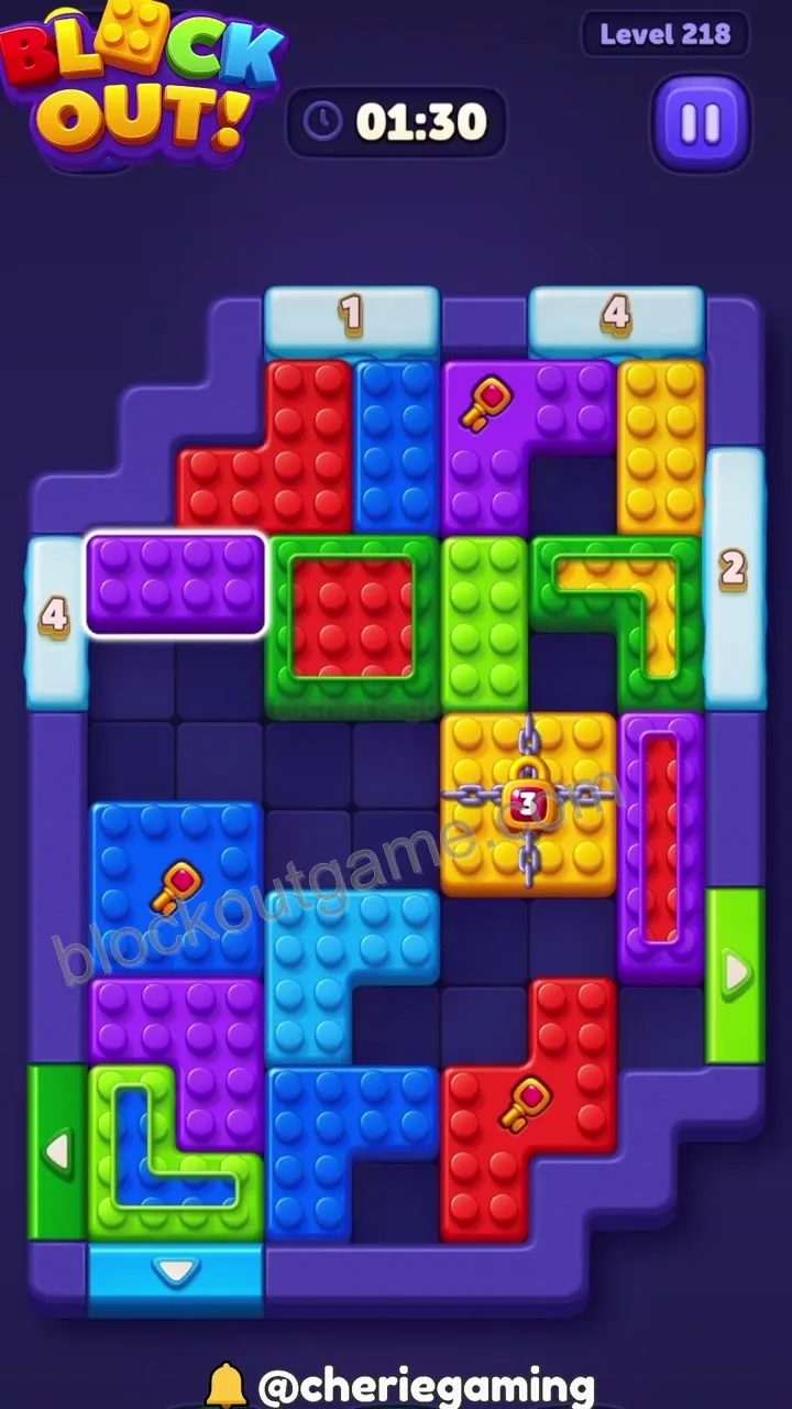 Block Out Level 218 step 4