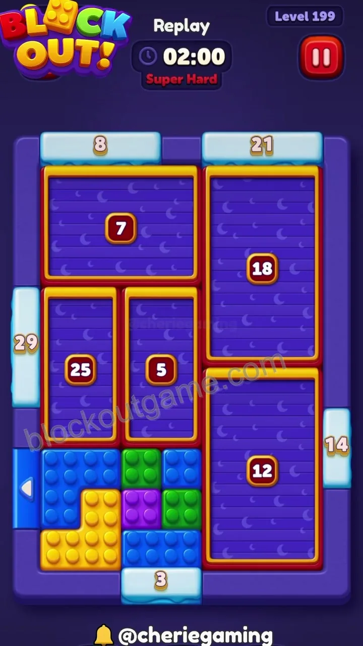 Block Out Level 199 step 7