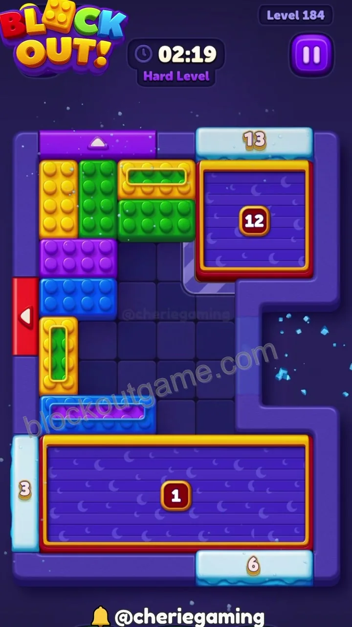Block Out Level 184 step 5