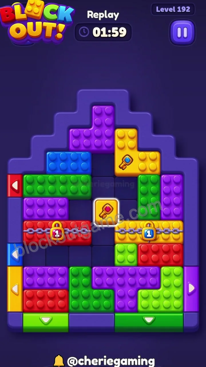 Block Out Level 192 step 7