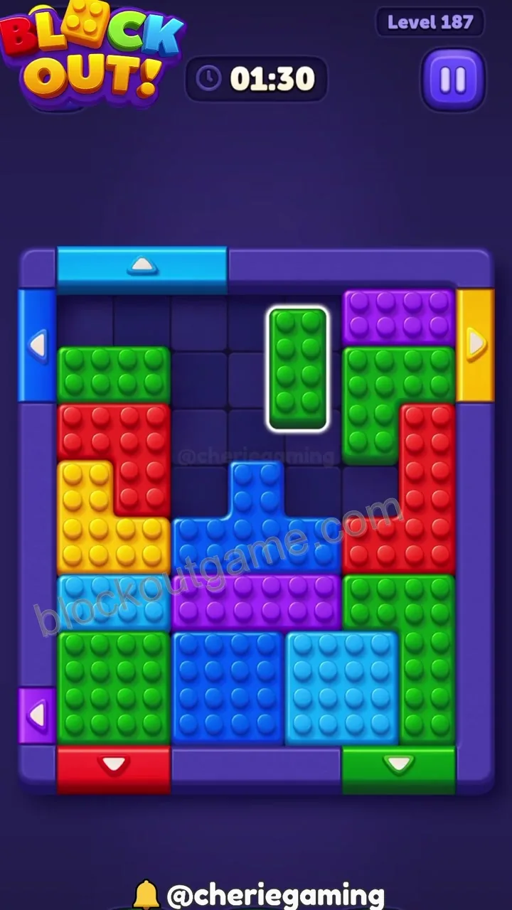 Block Out Level 187 step 6